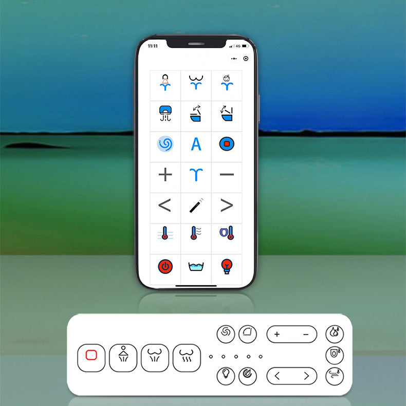 Modern Flush Toilet Heated Seat One-Piece Toilet with Slow Close Seat