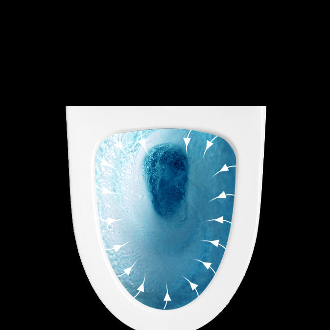 Modern Siphon Jet Toilet Bowl Wall Mount Flush Toilet with Seat for Bathroom