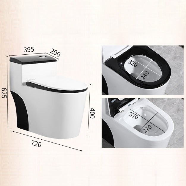 Modern Floor Mounted Toilet Bowl One-Piece Toilet for Washroom