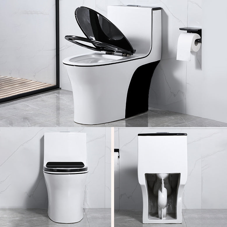 Modern Floor Mounted Toilet Bowl One-Piece Toilet for Washroom