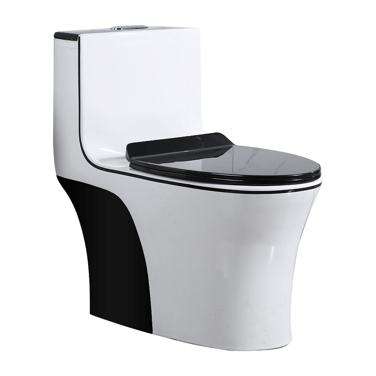 Modern Floor Mounted Toilet Bowl One-Piece Toilet for Washroom