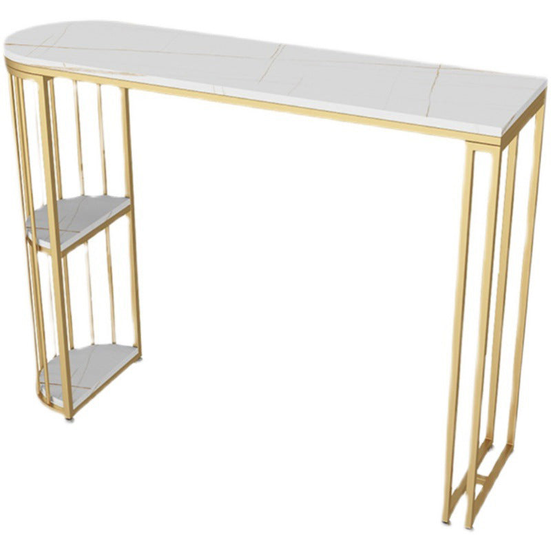 Modern Stone Bar Table Set 1/3 Pieces Fixed Bistro Set for Indoor