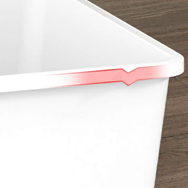 White Plastic Armoire, 2-Door Wardrobe With 2-Drawers and Clothing Rod