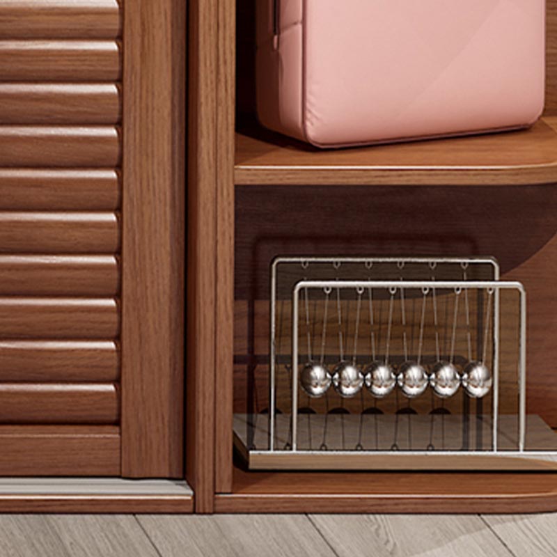 Bedroom Wardrobe Storage Cabinet Artificial Wood Modern - Armoire with Shelves