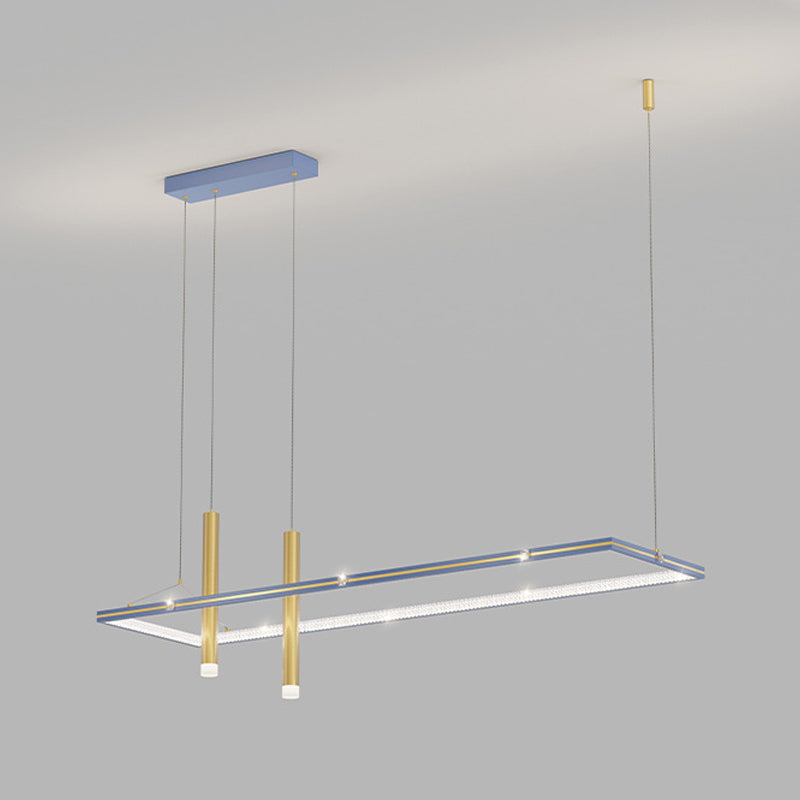 Modern 3-Light Golden Kitchen Island Lighting LED Island Pendant Lighting