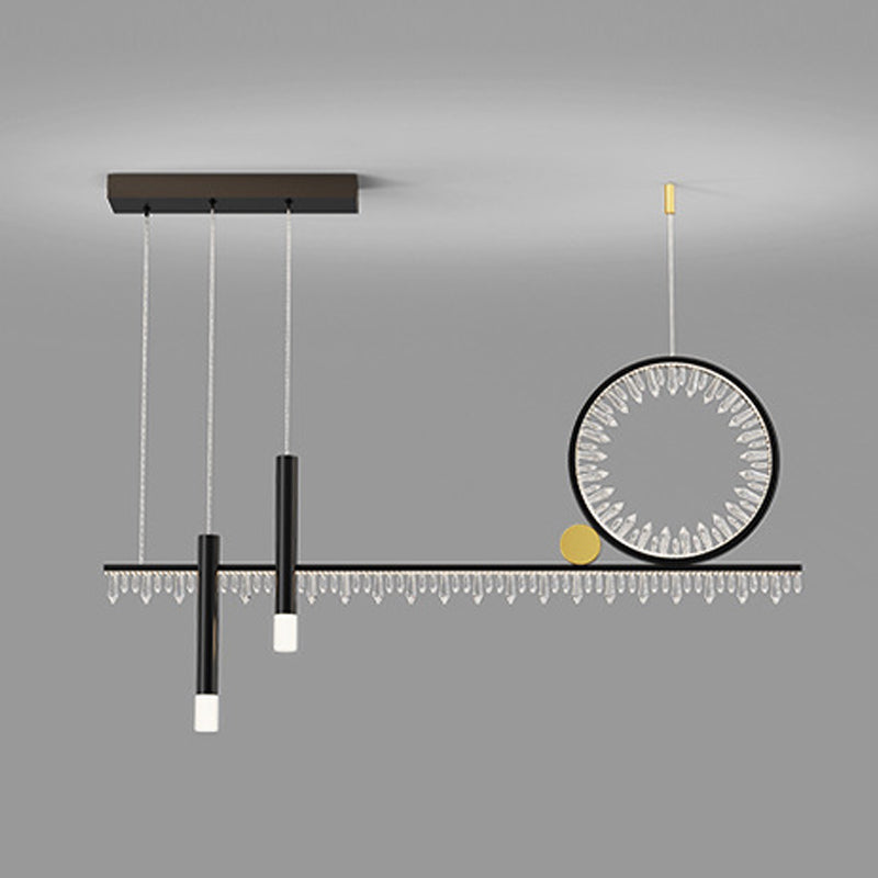 Modernism 4-Light Kitchen Island Lighting LED Island Pendant Lighting