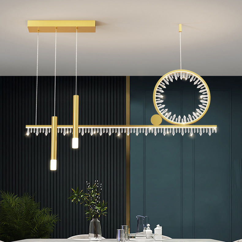 Modernism 4-Light Kitchen Island Lighting LED Island Pendant Lighting