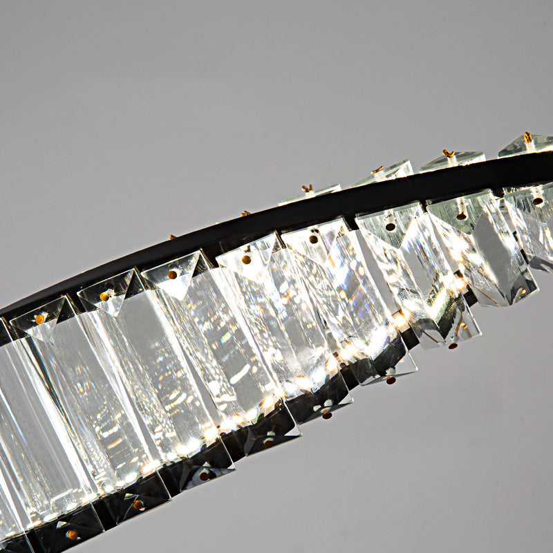 Single Modernism Golden/Black Ceiling Light LED Kitchen Island Lighting