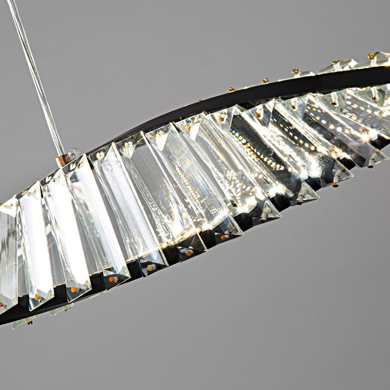 Single Modernism Golden/Black Ceiling Light LED Kitchen Island Lighting