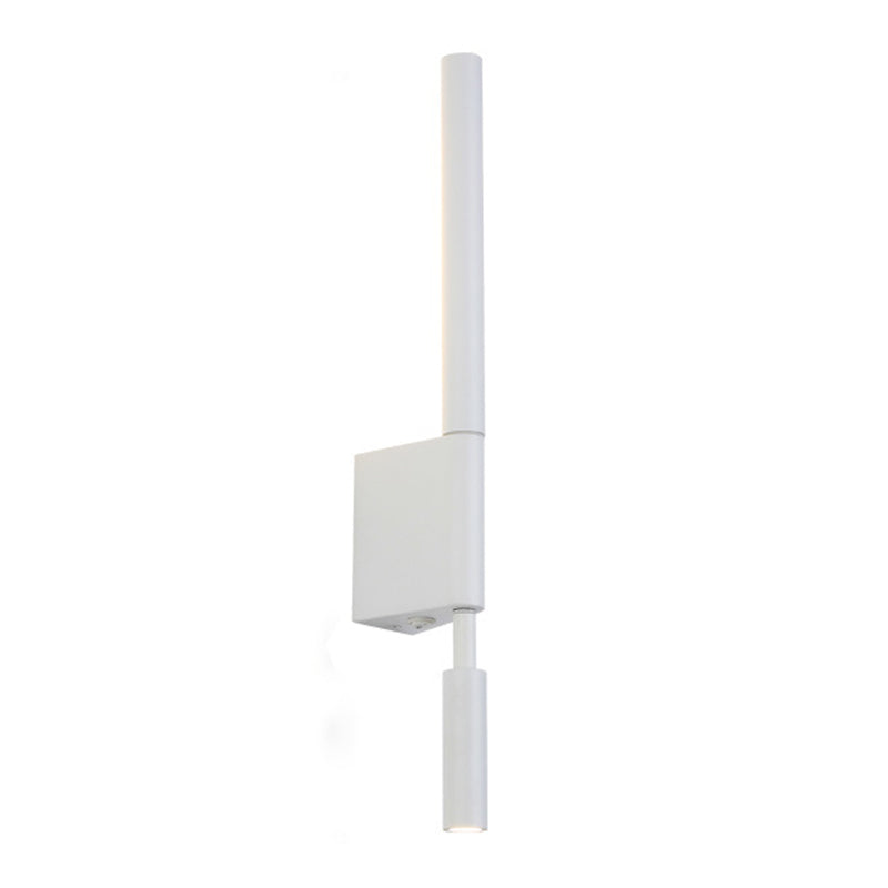Modernism 2-Light White Wall Mounted Sconce Metallic LED Wall Light