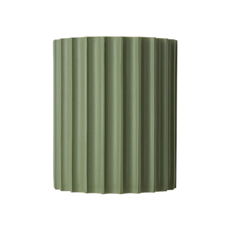 Modern Style Half Cylinder Wall Light Resin 2 Light Sconces for Bedroom