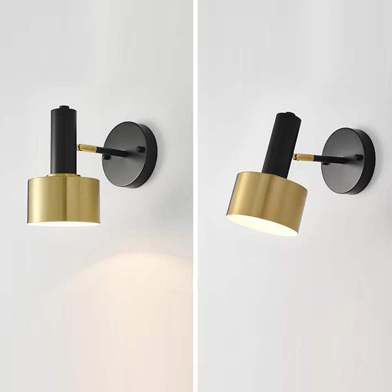 Metal Geometric Shape Wall Sconce Modern Style 1-Light Wall Light Fixture