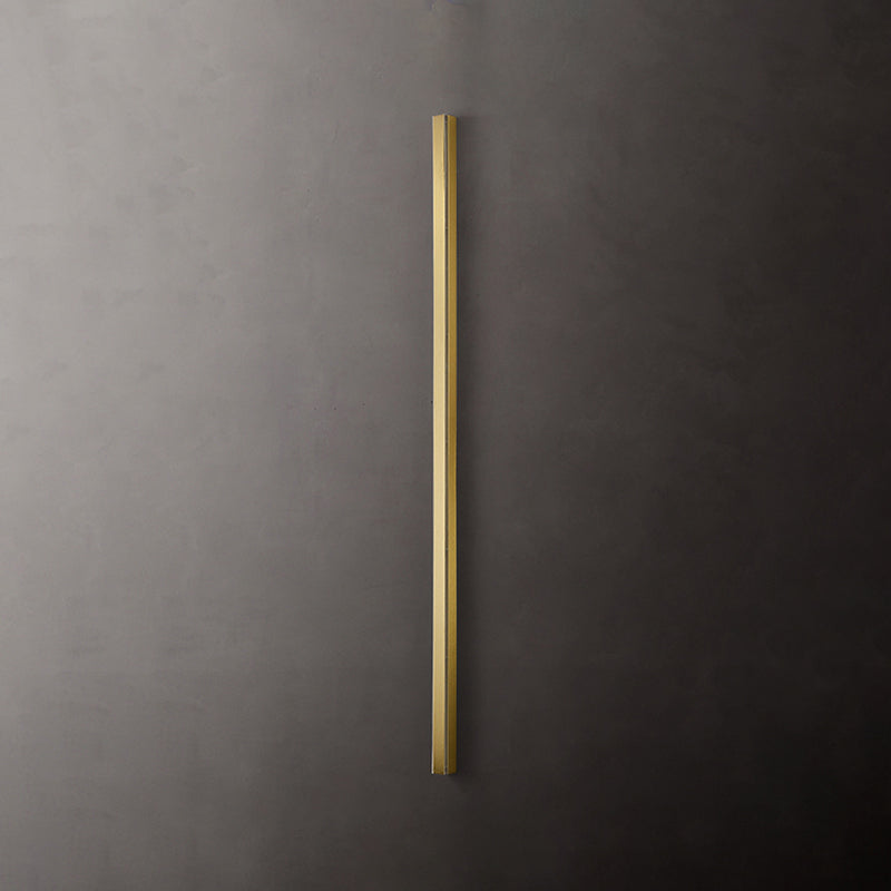 Modern Metal Wall Sconce Linear Shape Wall Light with Acrylic Shade for Bedroom
