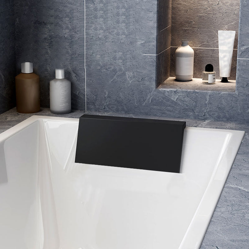 Rectangle Acrylic Soaking Bathtub Contemporary White Drop-in Bathtub