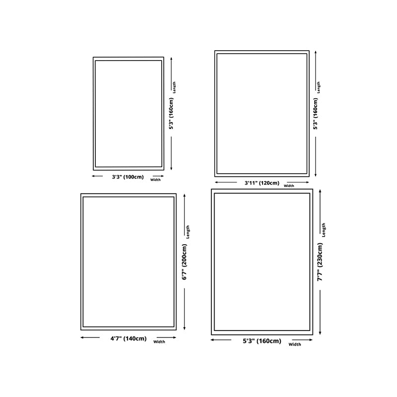 Green Modern Carpet Polyester Checkerboard Carpet Washable for Drawing Room