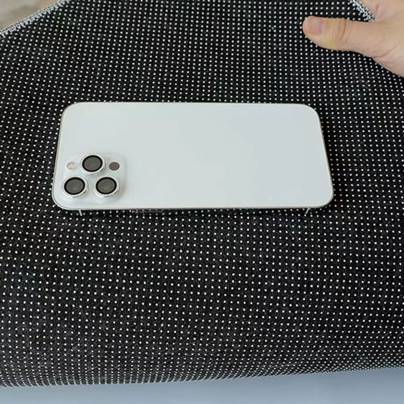 Casual Light Gray Rug Polyester Color Lump Rug Washable Rug for Living Room