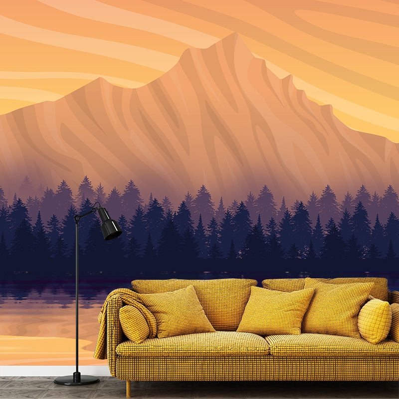 Landscape Painting Mural Wallpaper Illustration Indoor Wall Mural