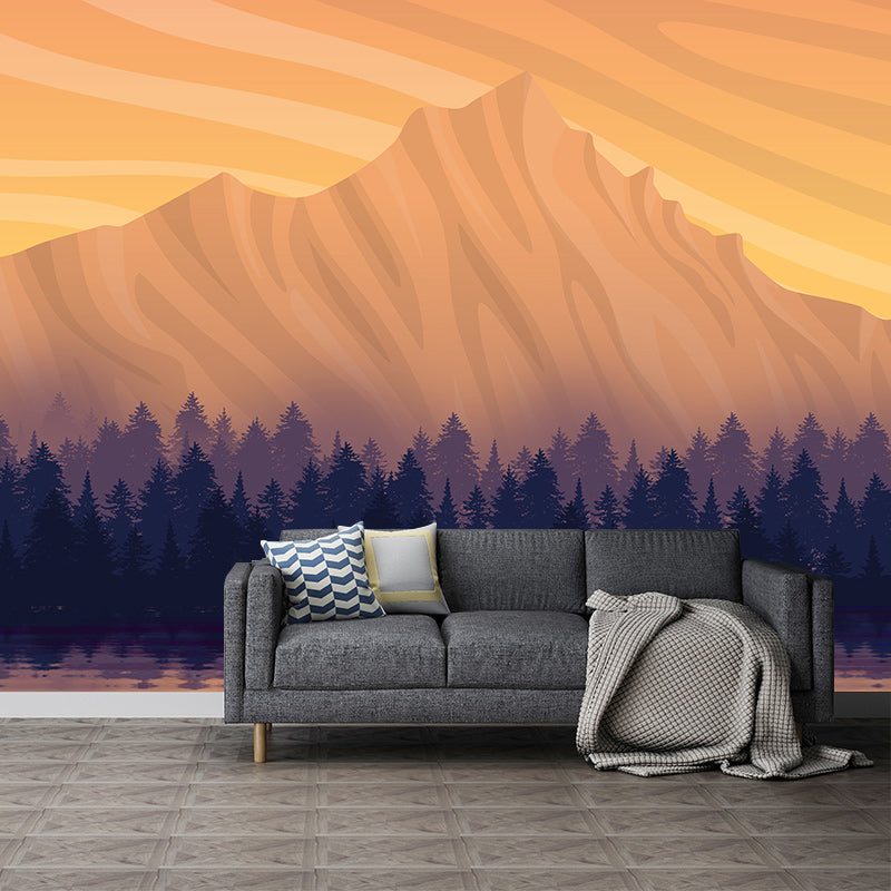 Landscape Painting Mural Wallpaper Illustration Indoor Wall Mural