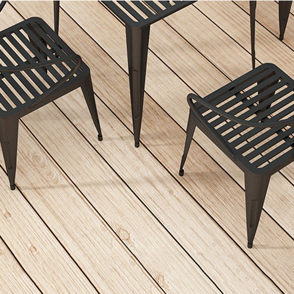 Modern Metal Dining Set 1/5/7 Pieces Dining Table Set for Outdoor