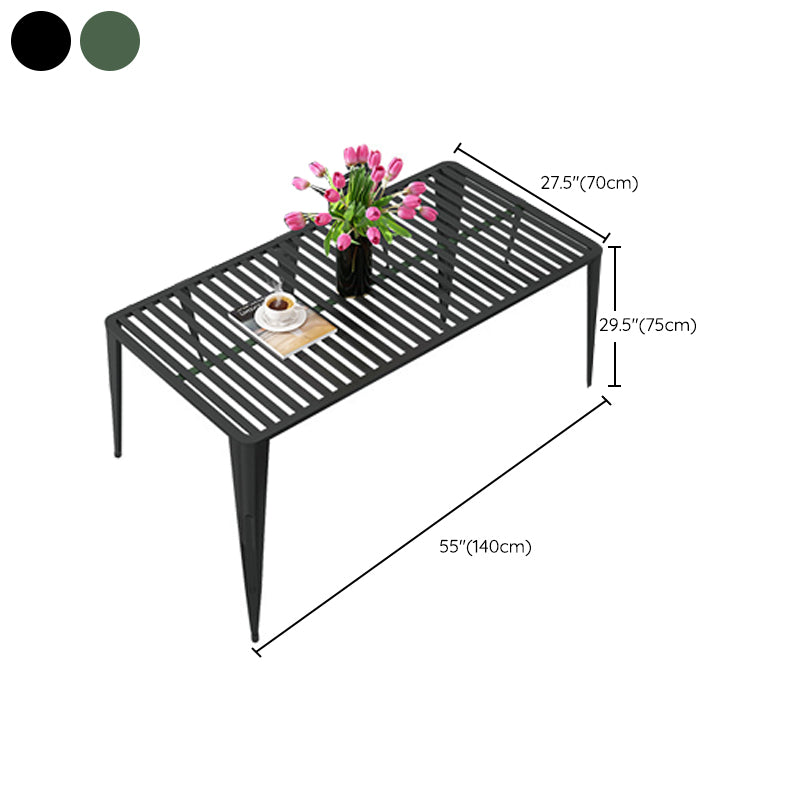 Modern Metal Dining Set 1/5/7 Pieces Dining Table Set for Outdoor
