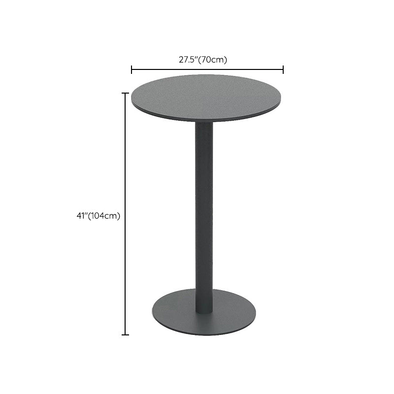 Metal Bar Table Set 1/3 Pieces Modern Bar Table Set for Outdoor