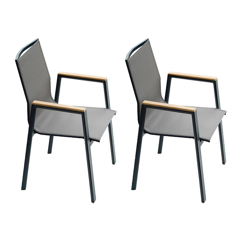 Modern Artificial Wood Dining Table Set 1/2/5 Pieces Dining Table Set for Outdoor