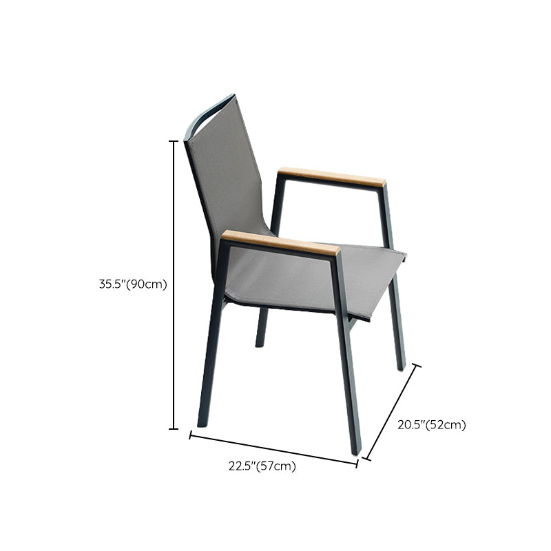 Modern Artificial Wood Dining Table Set 1/2/5 Pieces Dining Table Set for Outdoor