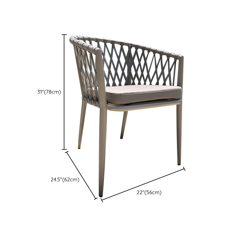 Modern 1/5/7 Pieces Dining Table Set Stone Dining Table Set for Outdoor