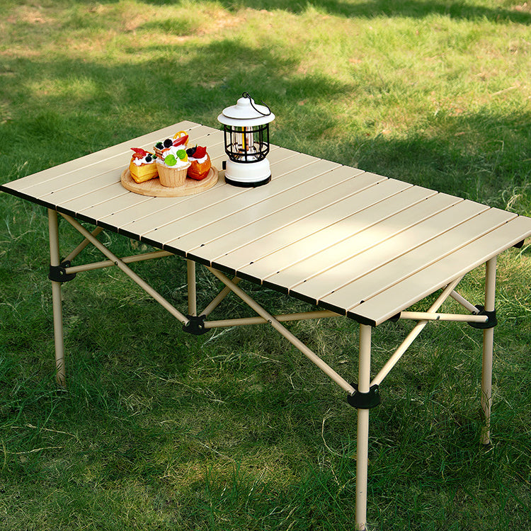 Metal Foldable Camping Table Set Modern 1/7 Pieces Dining Table Set for Outside