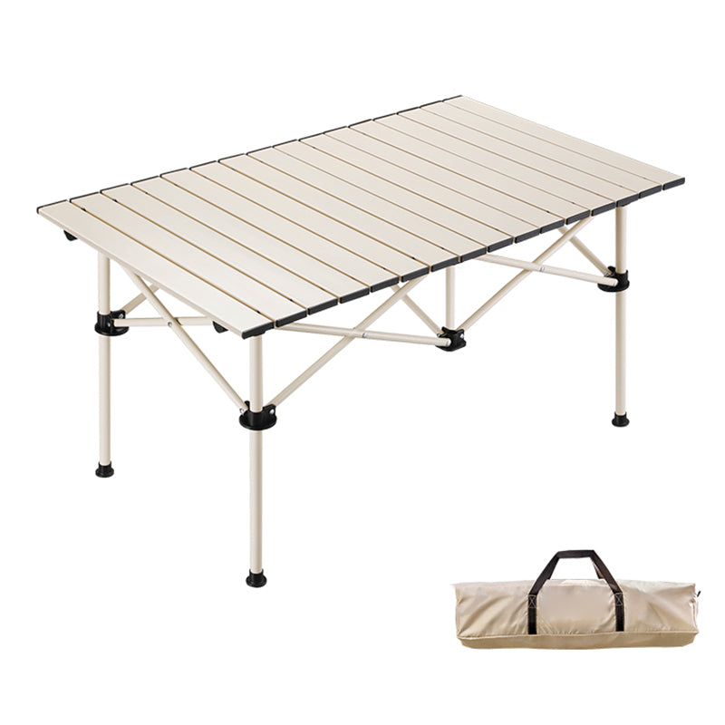 Metal Foldable Camping Table Set Modern 1/7 Pieces Dining Table Set for Outside