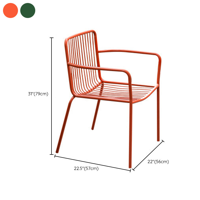 Modern Round Dining Set 1/3/4/5 Pieces Metal Dining Table Set for Outdoor