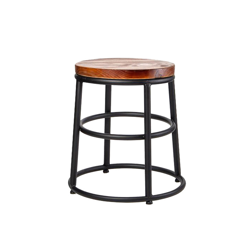Contemporary Wood Counter Stools Metal Bar Stools for Home Use