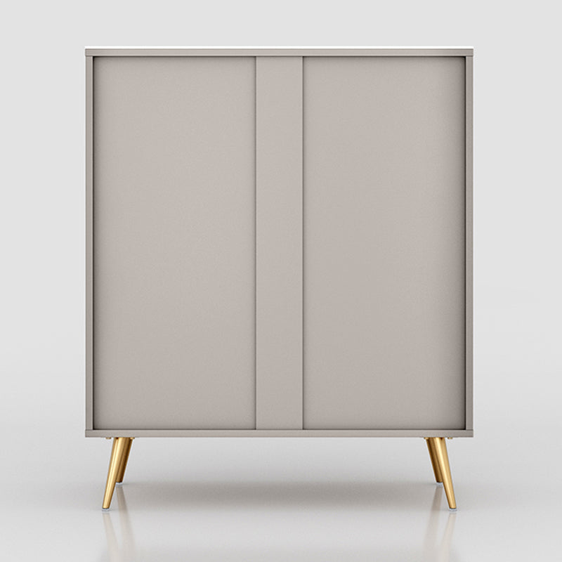 Glam Bedroom Engineered Wood Storage Chest Vertical Chest with Drawers