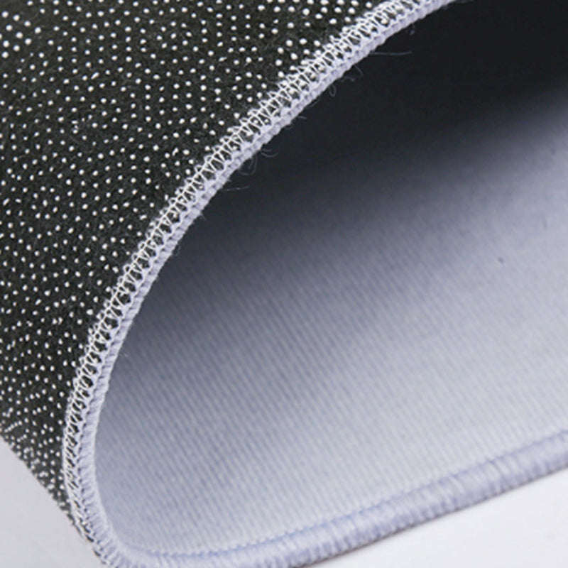 Modern Red Rug Polyester Snowflake Indoor Rug Washable Rug for Home Decor