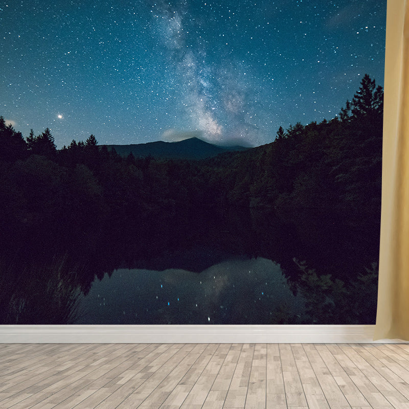 Washable Photography Mural Wallpaper Starry Sky Indoor Wall Mural