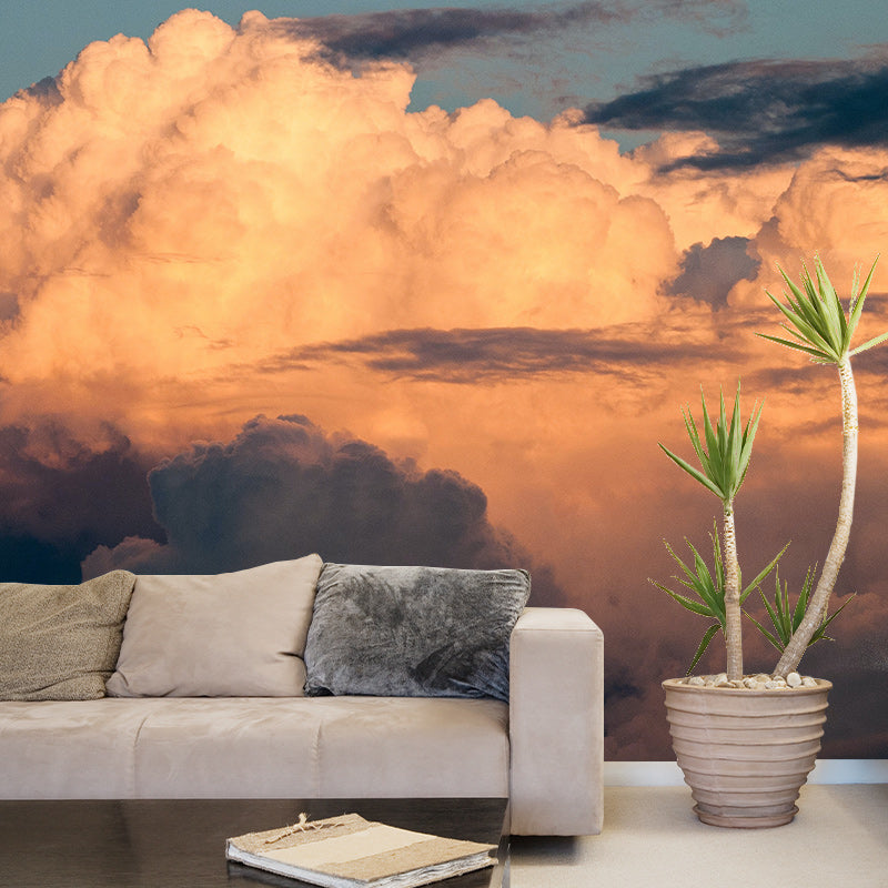 Photography Beautiful Sky Mural Mildew Resistant Wallpaper Sleeping Room Wall Mural