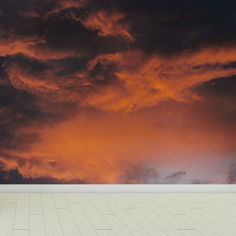 Photography Stain Resistant Mural Wallpaper Beautiful Sky Living Room Wall Mural