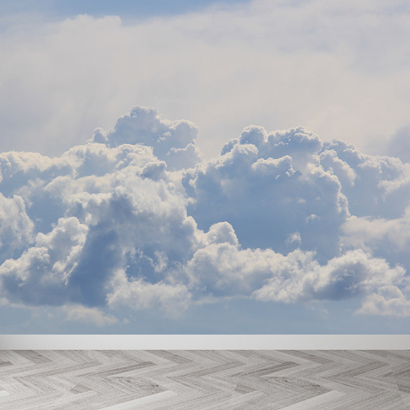 Photography Stain Resistant Mural Wallpaper Beautiful Sky Living Room Wall Mural