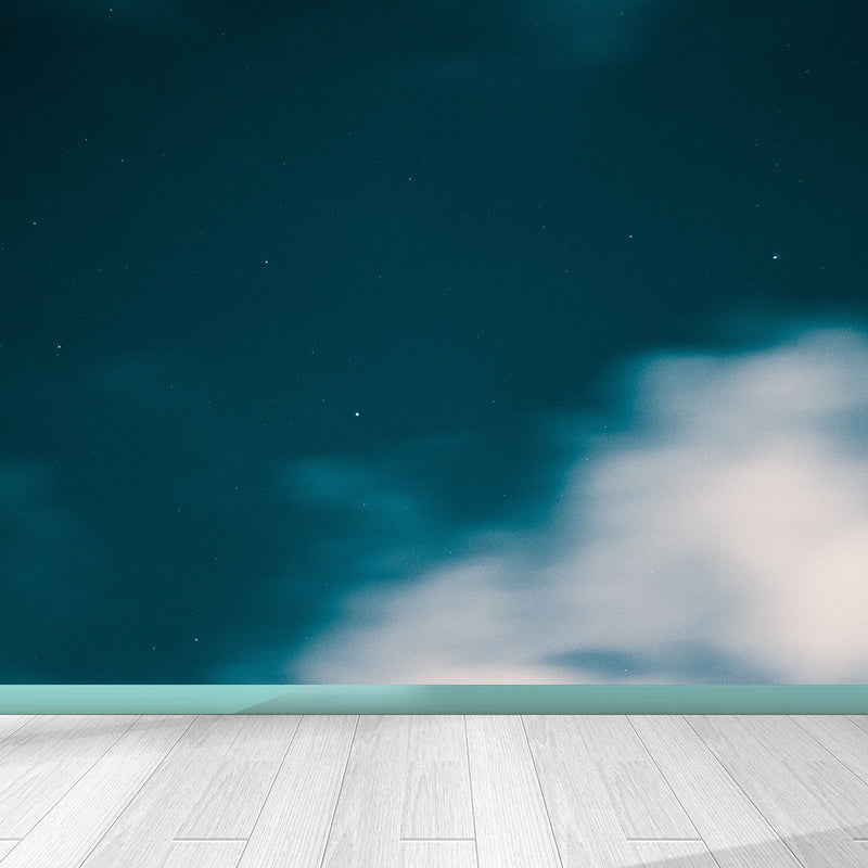 Photography Stain Resistant Mural Wallpaper Beautiful Sky Living Room Wall Mural