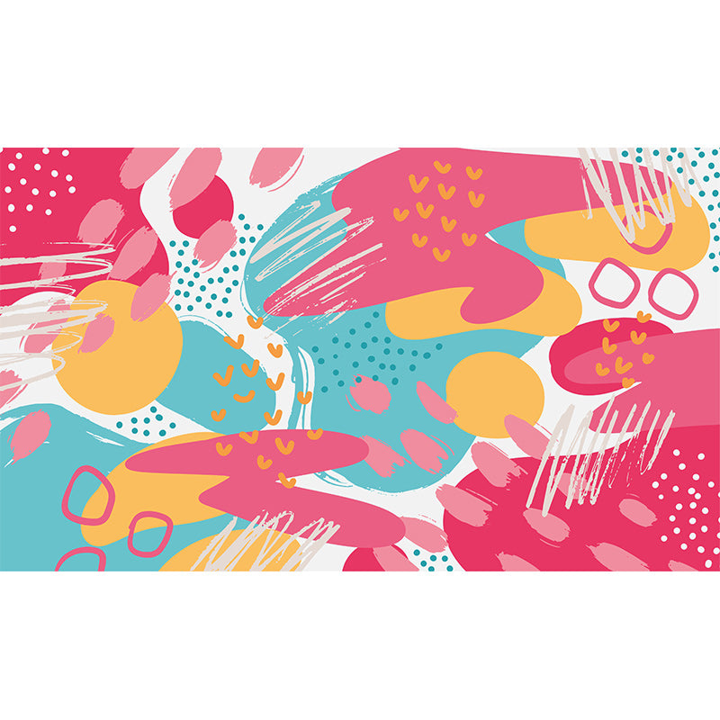 Abstract Illustration Wallpaper Environment Friendly Mildew Resistant Indoor Wall Mural