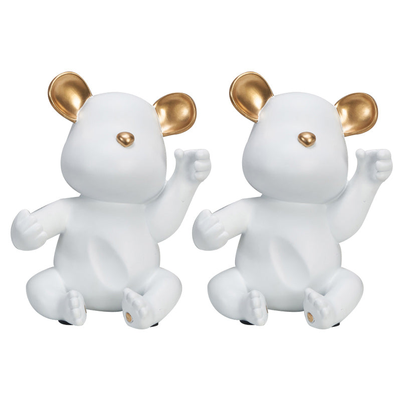 Glam Tabletop Bottle Holder Resin Wine Bottle Rack for Parlor