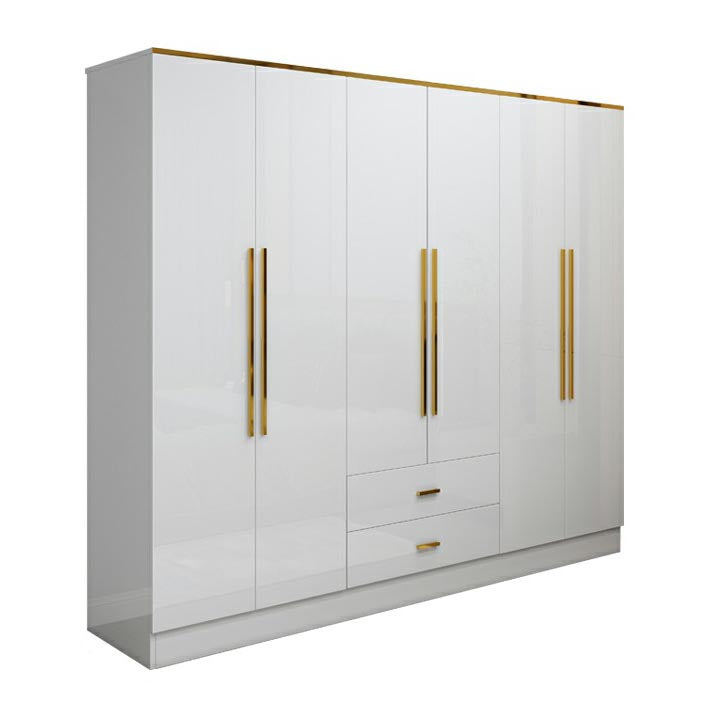 Wardrobe European Modern Simple Net Red Light Luxury Small Family Bedroom