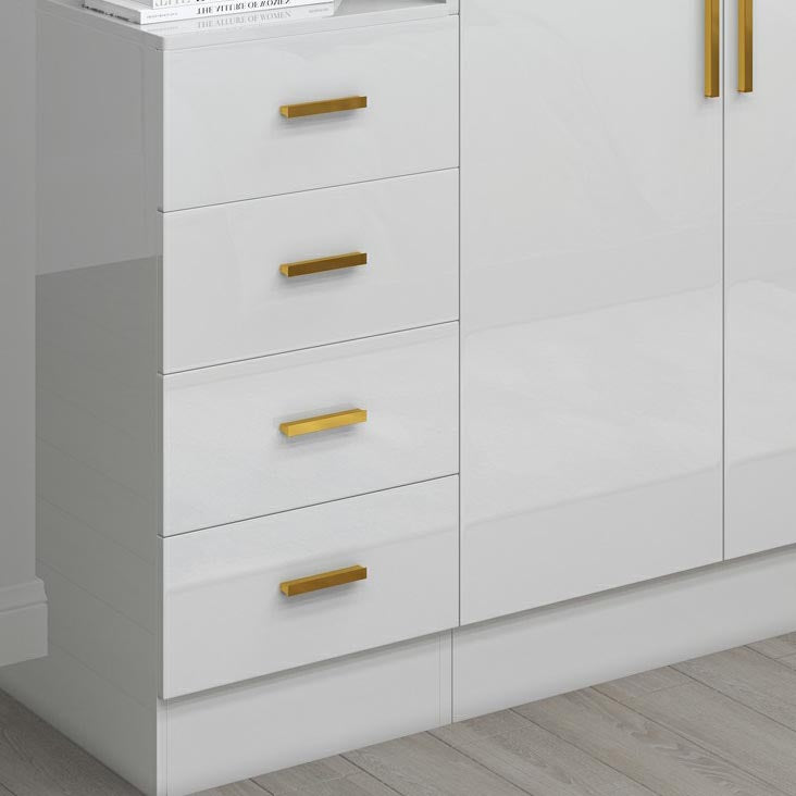 Wardrobe European Modern Simple Net Red Light Luxury Small Family Bedroom