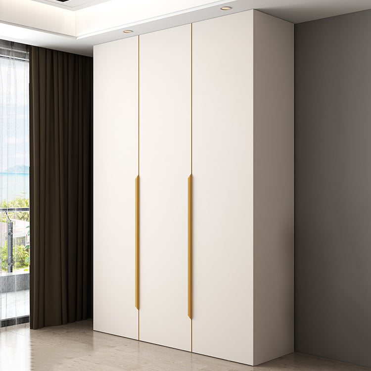 White Colour Wardrobe Contemporary Wooden Wardrobe Closet with Drawer