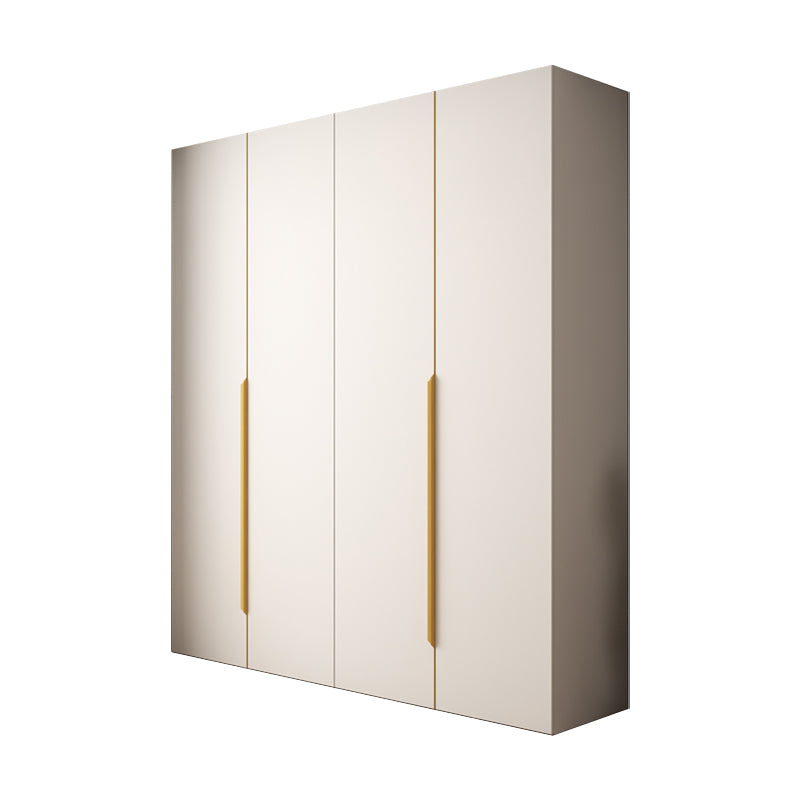 White Colour Wardrobe Contemporary Wooden Wardrobe Closet with Drawer