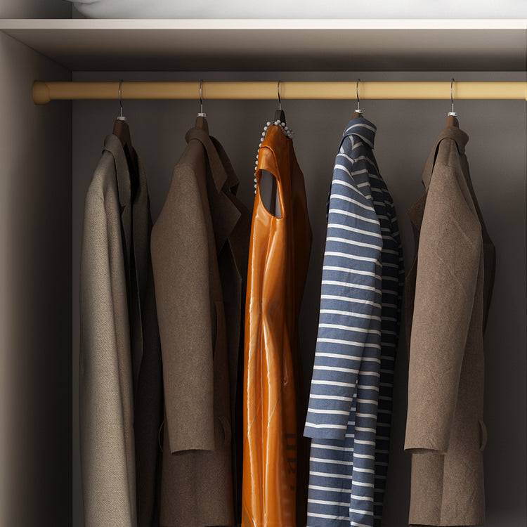 White Colour Wardrobe Contemporary Wooden Wardrobe Closet with Drawer