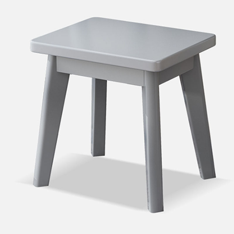 Mirror Table Dressing Table Solid Wood Make-up Vanity with 2-Drawers