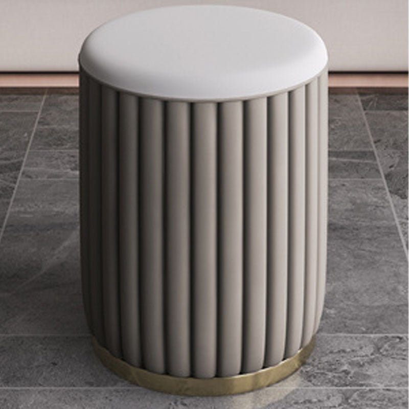 Contemporary Bedroom Double Drawers Metal Standing Make-up Vanity