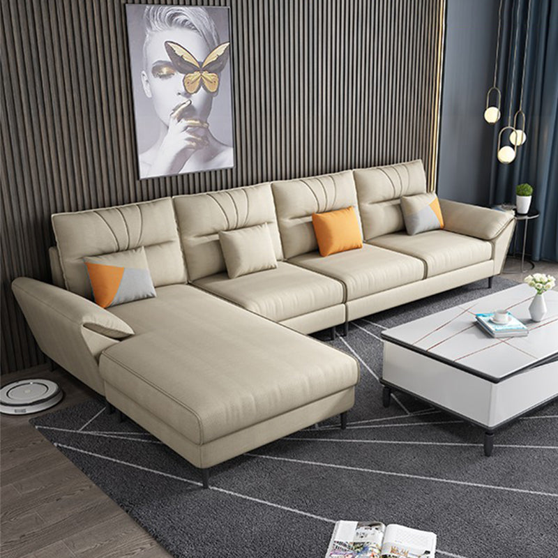 Contemporary Stationary Fabric Living Room Pillow Top Arm Cushions Seating