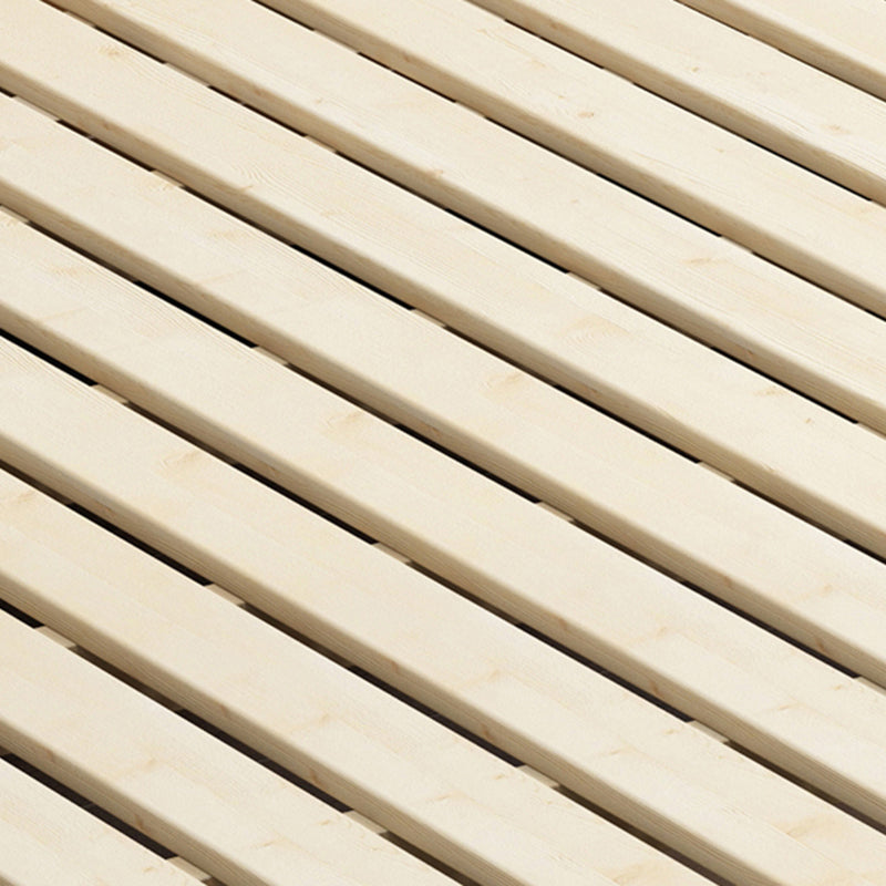 Contemporary 41.33" Tall Wood Upholstered Headboard Standard Bed